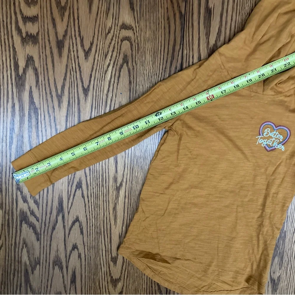 💕BETTER TOGETHER💕OshKosh long sleeve hooded tee sz5/5A 100%cotton✨EUC✨
